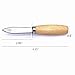 TANG SONG 8PCS Wooden Handle Oyster Shucking Knife Set - Stainless Steel Shell Opener for Clams, Pearls & Seafood