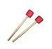 Timiy 2pcs Bass Drum Mallets Sticks Foam Mallet Percussion with Wood Handle 12.8 Inch Long