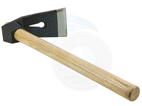 21oz 600g Woodworking Garden Straight Adze Wooden Handle Nail Puller