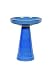 Birds Choice Burley Clay Simple Elegance Bellflower Blue Bird Bath, Medium