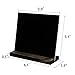 8 Pack Mini Chalkboard Signs, 5 X 6 Inch Vintage Wooden Tabletop Chalkboard Sign with Base Stand, Small Message Chalkboard Sign for Party, Restaurant, Wedding Signs, Bar Countertop and Home