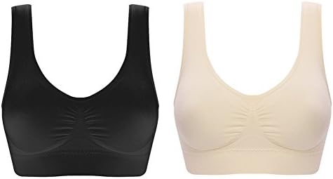 Womens Sports Bra Fitness Racerback Workout Yoga Bras