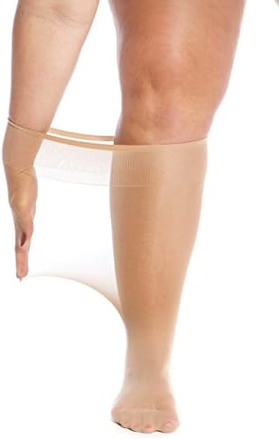 All WomanSuper Wide Knee Highs 20 Denier 37" Stretch Stockings