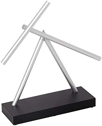 NOT BRAND SUI Newton Pendulum The Swinging Sticks Desktop Version Black(excluding Batteries) ( Color : ABS )