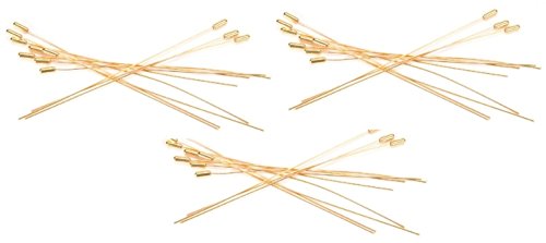 Darice 12-piece hat pin, 6-inch, gold (3 pack, gold)
