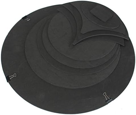 Loria 10PCS/Set High Hardness Drum Sound Off Quiet Rubber Foam Bass Snare Practice Silencer Pad Drum Accessories
