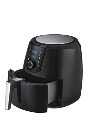 Click Here to See More Images HOLSEM Air Fryer XL with Rapid Air Circulation System, 5.28 QT Extra Large Capacity Digital Air Fryer, Temperature up to 400°F, Low Fat Healthy Air Fryer, Black, 1500W (LED Display)