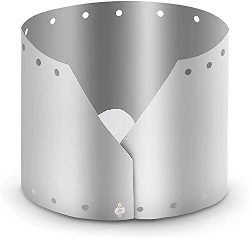 Lixada Wind Shield Ultralight Ultra-thin Titanium Windproof Plate Outdoor Camping Stove Windscreen