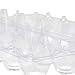 50 Pack of Egg Cartons, NO EGGS!- Bulk, Clear Plastic Egg CARTONS ONLY, 50 pack, Wholesale Chicken Egg Cartons for Farmers, Agricultural Industries and more, by American Heritage Industries