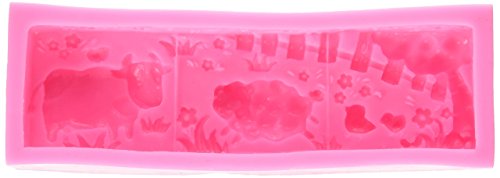 Longzang Cattle Sheep Chicken in Farm Mould S366 Craft Art Silicone Soap Mold Craft Molds DIY Handmade Candle Molds