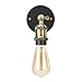 Home Luminaire 31680 Rushford 1-Light Adjustable Sconce with Exposed Bulb Antique Brass/Bronze Finish