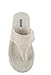 FITSY Women House Slippers LuckyMe Microterry Anti Slip TPR Sole Indoor Outdoor, L, Beige