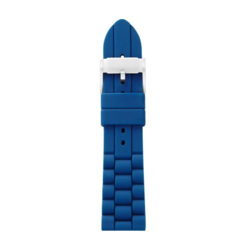 Fossil Silicone 24Mm Watch Strap - Navy S241015