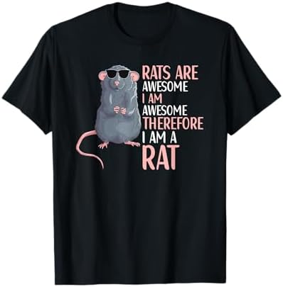 Amazon.com: Rat Accessories for Rat Lovers Rodents T-Shirt