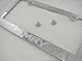 Toyota Camry Chrome License Plate Frame with Caps