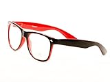 Goson Vintage Wayfarer Style Hipster Nerd Clear Lens Glasses