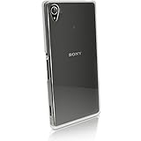 iGadgitz Clear PC Hard Back Case Cover for Sony Xperia Z3 D6603 Protective Shell + Screen Protector