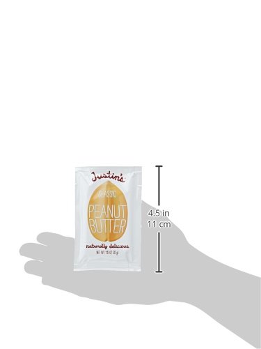 Justin's Classic Peanut Butter Squeeze Packs, Only Two Ingredients, Gluten-free, Non-GMO, Responsibly Sourced, 10 Pack (1.15oz each) - Thumbnail 7