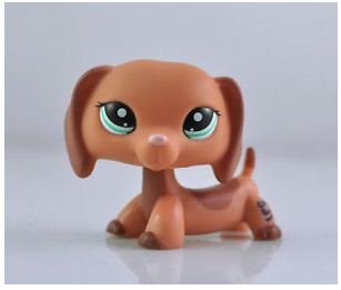 Five stars store Pet Dachshund Dog Collection Child Girl Boy Figure Toy Loose Cute