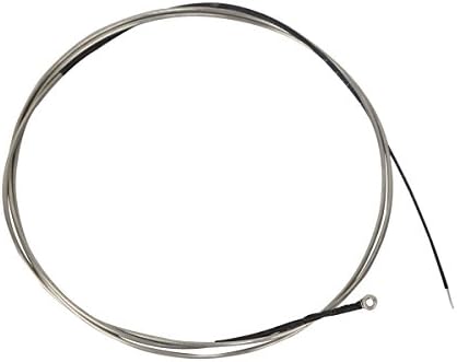 Blueseason Silver Wound Cello String Set C-G-D-A Steel Core Nickel 4 Pcs,Black