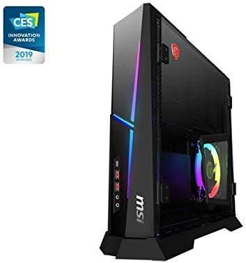 MSI Trident X Plus | TRIDENTX054 | 9SF-054US Intel Core i9-9900K 3.6GHz/ 32GB DDR4/ 2TB HDD + 512GB SSD/RTX 2080 Ti Ventus/Windows 10 Pro Desktop PC (Black-RGB)