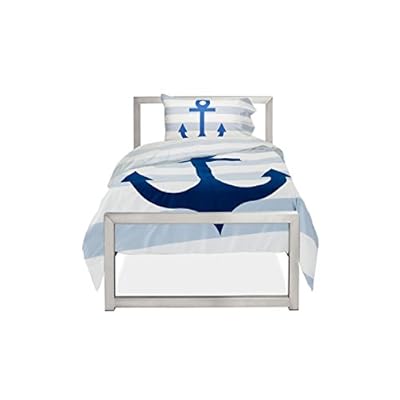 Where The Polka Dots Roam Twin Size Bedding Duvet Cover Nautical Anchor Print 2 Piece Set Unisex, Soft Brushed… 31ys2mB1PcL