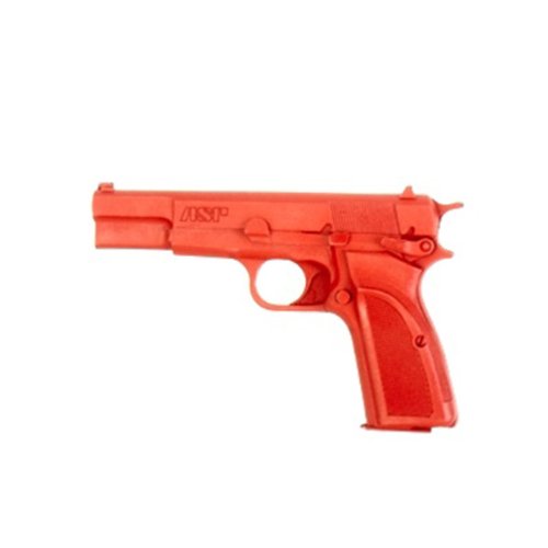 ASP Browning High Power Red Gun Replica for Training and Practice with Martial Arts, Defense, Props, Tactical, Law Enforcement, Military 07314