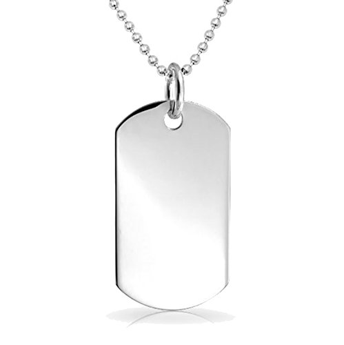 Free Engraving - Stainless Steel Dog Tag with 24