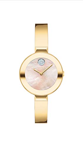 Movado Bold Bangle Women's Quartz Stainless Steel and Bangle