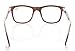 Eyekepper Readers Square Large Lenses Spring-Hinges Reading Glasses Women Black-Brown +0.75
