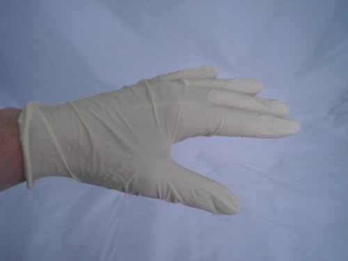 100 x Latex Powder Free Gloves, Small (free P&P on all products)
