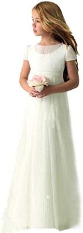 MissProm Tulle Flower Girl Dresses Long First Communion Dresses W 7