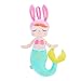 Baby Doll Girl Gifts Mermaid Plush Toys Rag Doll Infant Girls Gift with Box Green 14 Inches