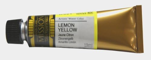 Mijello Mission Gold Class Water Color, 15ml, Lemon Yellow