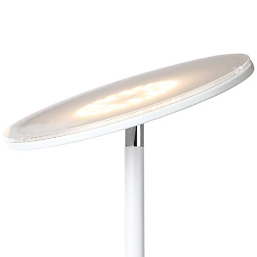 Brightech Sky LED Torchiere Super Bright Floor Lamp - Contemporary, High Lumen Light for Living Room - //medicalbooks.filipinodoctors.org