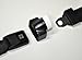 Buckle Guard PRO Seat Belt Button Covers (Black, Pack of 2) - Deters Children and Disabled Adults from Opening their Seat Belts while Riding in a Motorized Vehicle