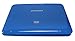 Sylvania 9-Inch Swivel Screen Portable DVD/CD/MP3 Player with 5 Hour Built-In Rechargeable Battery, USB/SD Card Reader, AC/DC Adapter, Blue