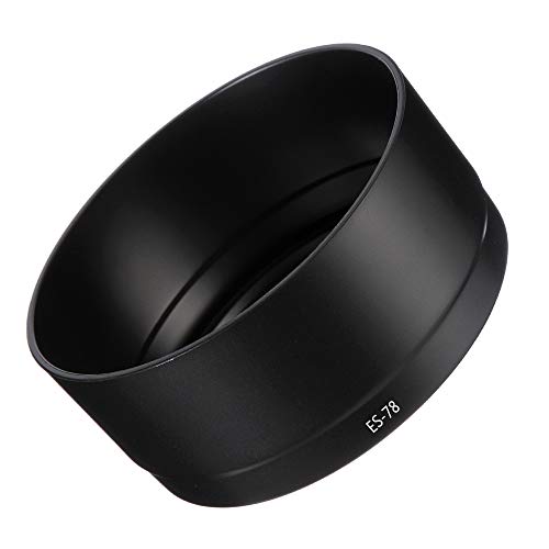 Foto4easy ES-78 Lens Hood,72mm Bayonet Mount Lens Hood for Canon EF 50 f/1.2L USM Lens (Black)