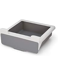 Joseph Joseph CupboardStore Under Shelf Drawer Kitchen Cabinet Storage Organizer, Space Saving, Gray/White
