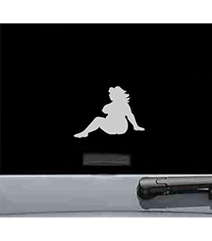 Plus Size Mudflap Girl Vinyl Decal - Chunky Style - Car Window Sticker 02014