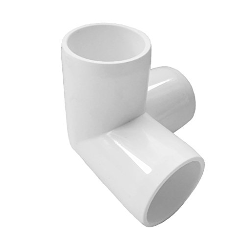 3 WayTee 1-1/4in PVC Fitting Elbow - Build Heavy Duty PVC Furniture - PVC Elbow Fittings (Pack of 10)