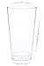 ELITE SELECTION Clear Disposable Plastic Cups 16 Oz. Pack Of (80) Fancy Hard Plastic Cups - Party Accessories - Wedding - Cocktails- Tumblers
