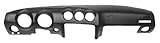 75-78 Datsun 280z Dash Skin Cap Cover Overlay BLACK Full (50+ Colors Avail)