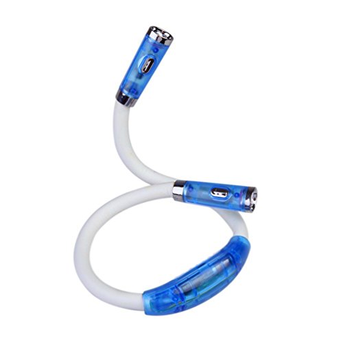 ATC LED Handsfree Flexional Neck Reading Light,Hands Free Flexible LED Light Blue