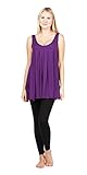 Savi Mom Maternity & Nursing Tank Top (Large, Purple )
