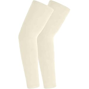 1 Pair Arm Sleeves for Kids UV Sun Protection Ice Silk Cooling Compression Arm Cover Outdoor Sports Cover Sleeves 3-18 Years