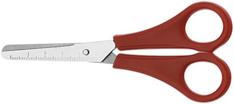 Westcott Children's Scissors, 32 Pieces in Wooden Block Scissors with Integrated 5 cm Scale 13 cm (5") - Image 3