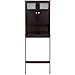 Best Choice Products Wooden Over-The-Toilet Space Saving Cabinet Shelf Tower Rack for Linens, Toiletry, Espresso
