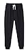 HETHCODE Mens Classic Fit Basic Fleece Closed-Bottom Pocketed Joggers Sweatpants