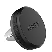 AUKEY Car Phone Mount Air Vent Magnetic Cell Phone Holder Compatible with iPhone X/8/8 Plus/7/7 Plus/6s Plus, Samsung Galaxy, LG, Nexus and More